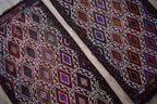 Vintage Kilim Yastık Halı 2'li Set 55 x 105 cm