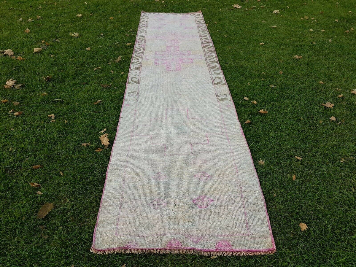 Vintage Herki Halı Yolluk 92 x 380 cm