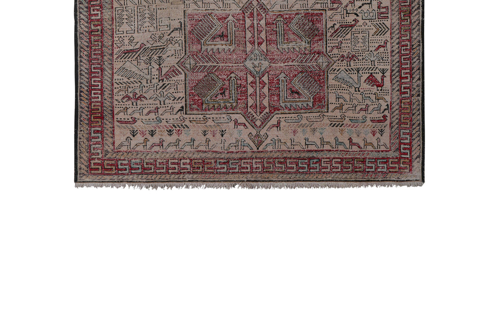 Vintage Sumak Kilim 123 x 183 cm