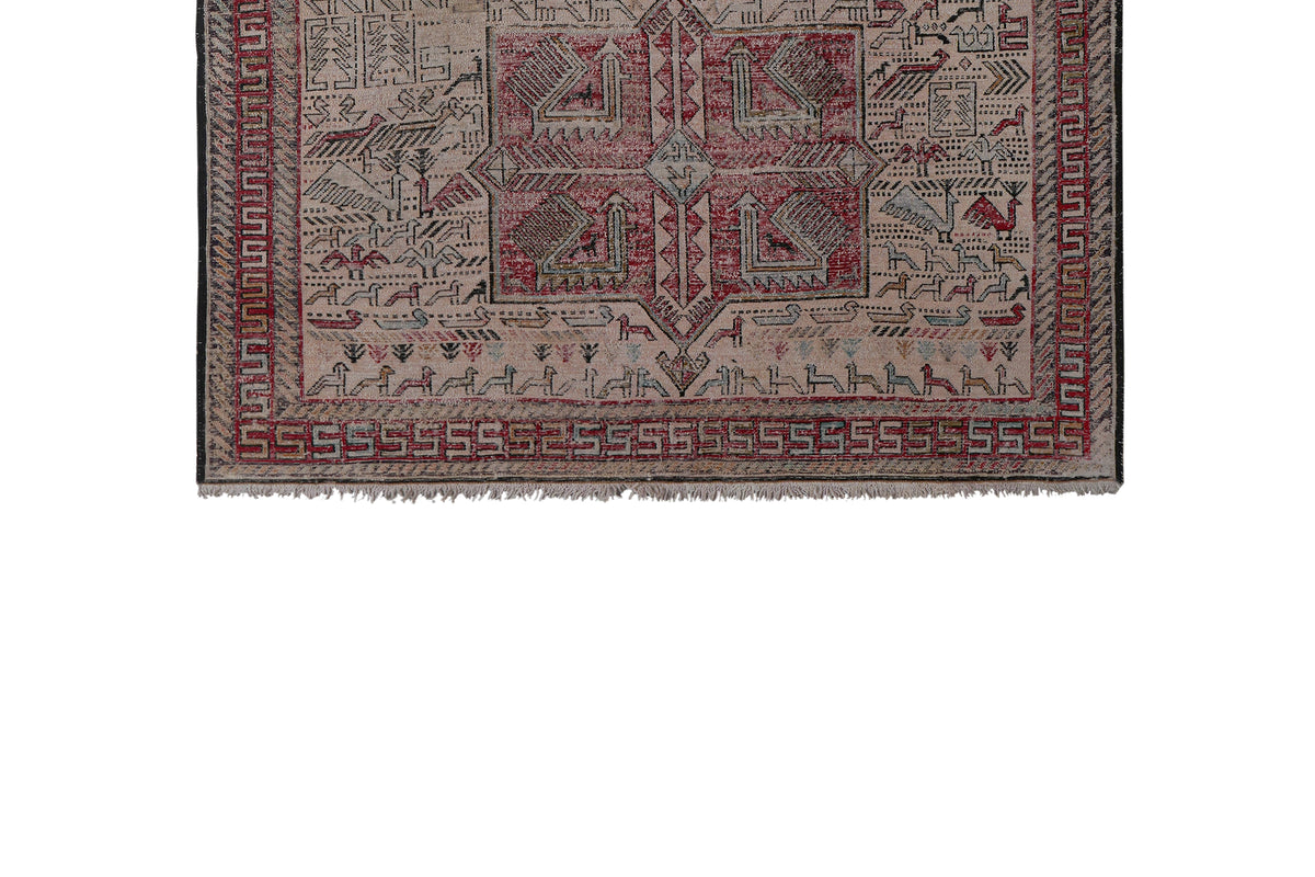 Vintage Sumak Kilim 123 x 183 cm
