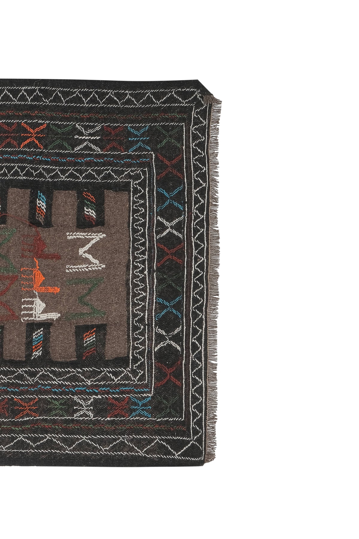 Vintage Sumak Kilim 112 x 190 cm