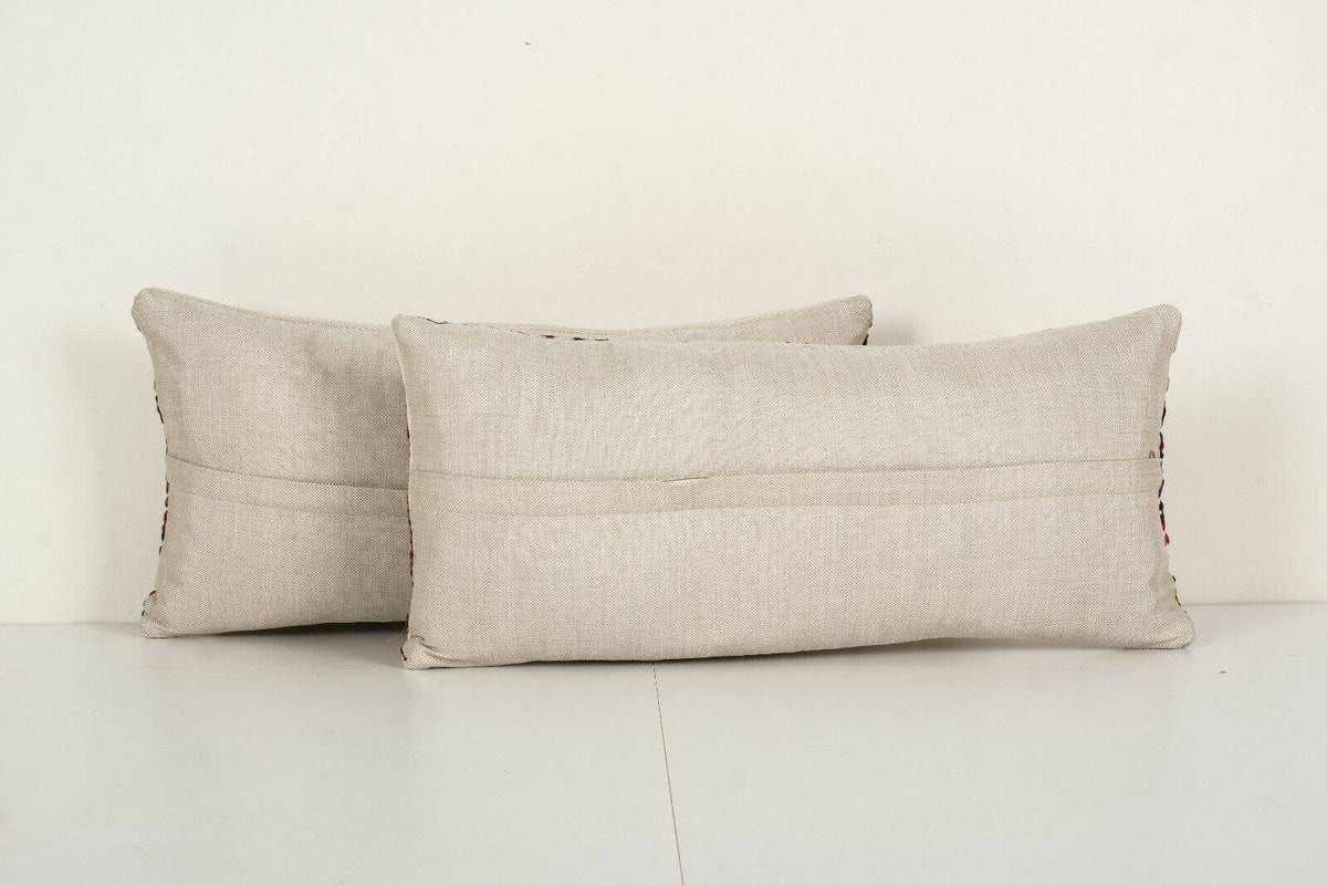 Kilim Kırlent Kılıfı 2'li Set 30 x 60 cm