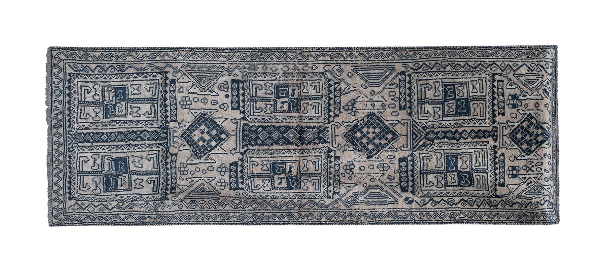 Vintage Herki Halı Yolluk 110 x 318 cm