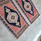 Vintage Uşak Yastık Halı 2'li Set 57 x 100 cm