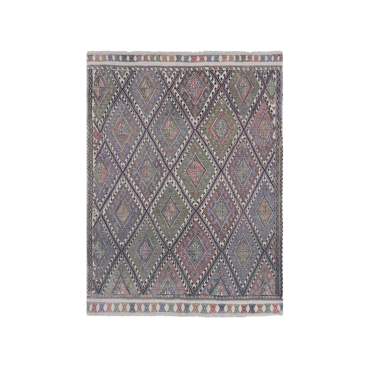 Vintage Türk Cicim Halı 151 x 195 cm