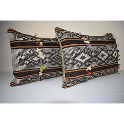 Kilim Kırlent Kılıfı 2'li Set 40 x 60 cm