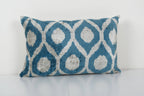 İpek Ikat Kadife Kırlent Kılıfı 2'li Set 40 x 60 cm