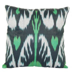 İpek Ikat Kadife Kırlent Kılıfı 36 x 36 cm