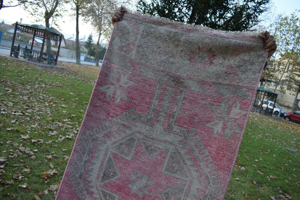 Vintage Herki Halı Yolluk 79 x 398 cm