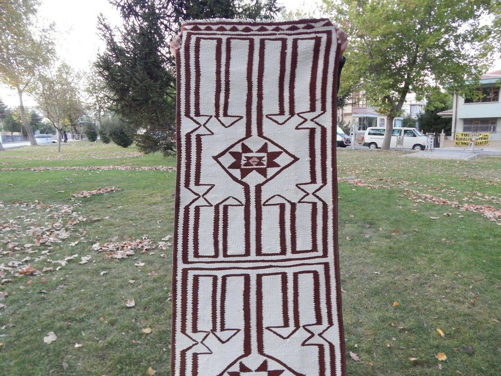 Vintage Herki Kilim Yolluk 78 x 314 cm