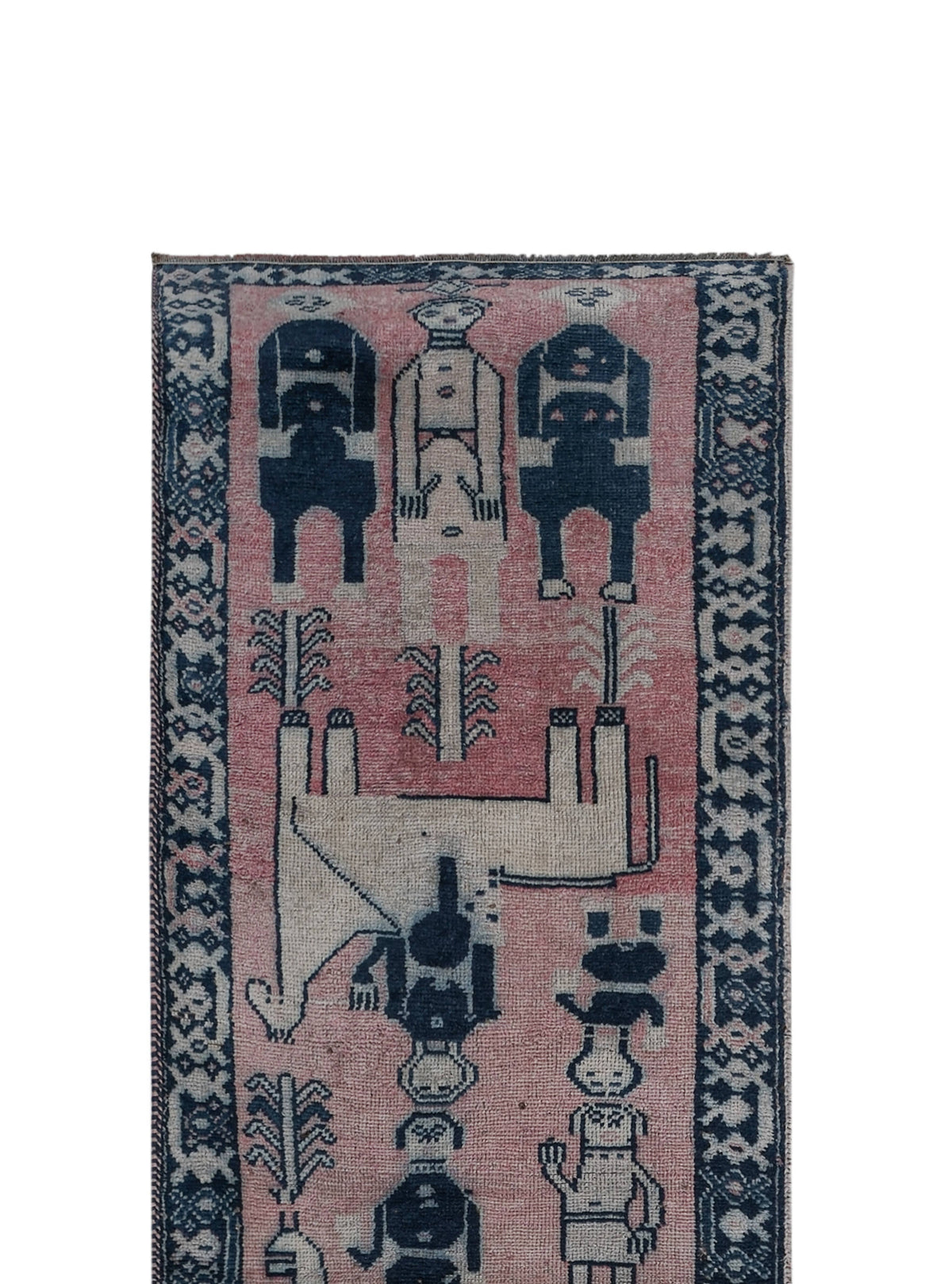 Vintage Türk Halı Yolluk 104 x 320 cm
