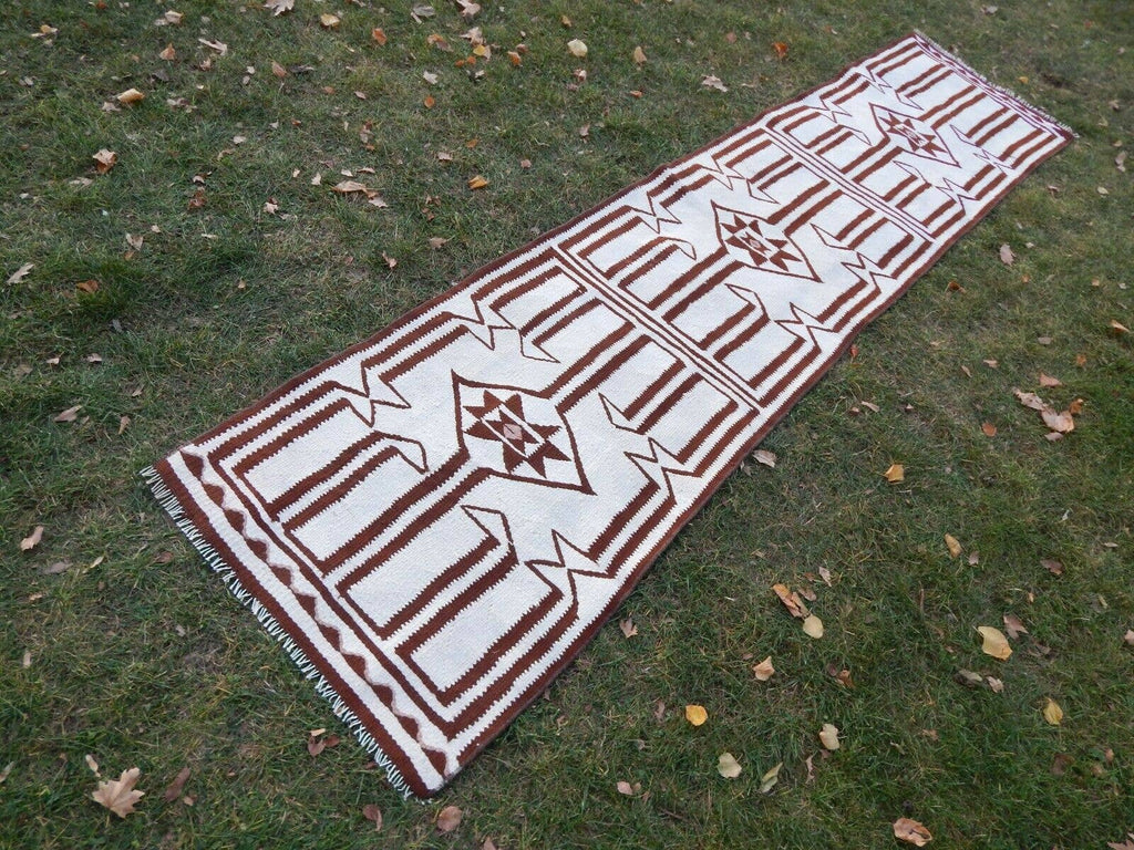Vintage Herki Kilim Yolluk 78 x 314 cm