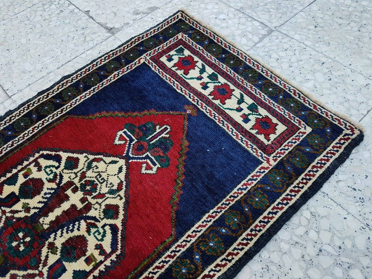 Vintage Yastık Halı 57 x 124 cm