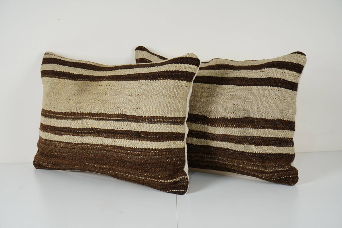 Kilim Kırlent Kılıfı 2'li Set 40 x 60 cm
