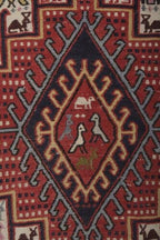 Vintage Türk Sumak Halı 120 x 193 cm