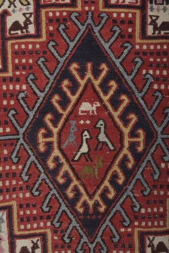 Vintage Türk Sumak Halı 120 x 193 cm