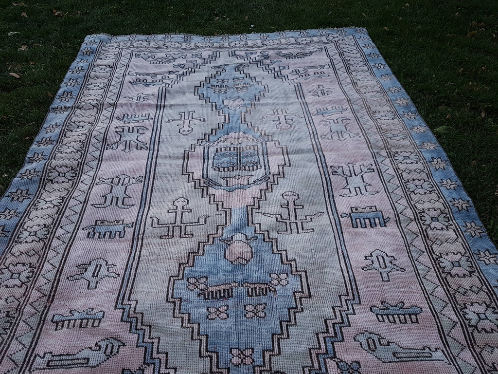 Vintage Uşak Halı 196 x 296 cm