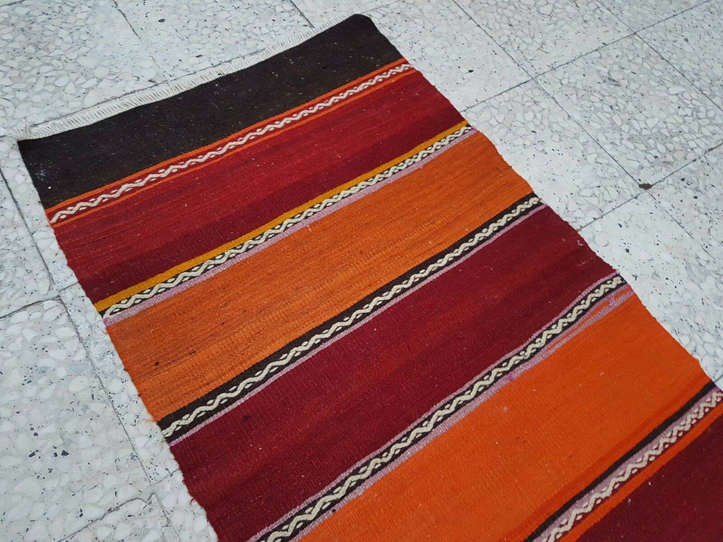 Vintage Kilim Yolluk 69 x 265 cm