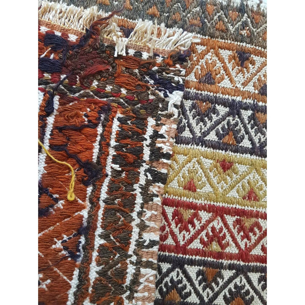 Vintage Uşak Yastık Halı 49 x 85 cm