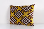 İpek Ikat Kadife Kırlent Kılıfı 2'li Set 42 x 57 cm