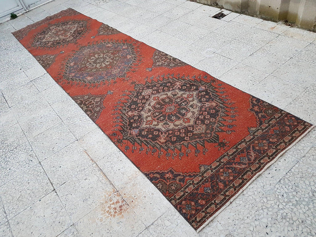 Vintage Uşak Yolluk 102 x 403 cm