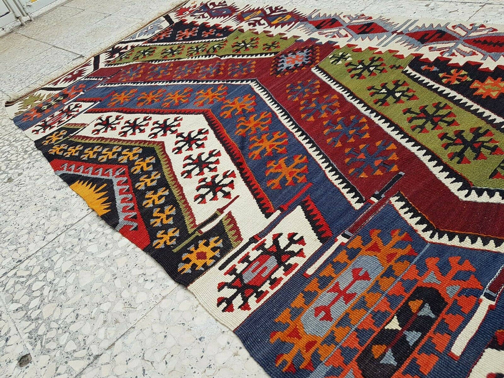 Vintage Kilim Yolluk 90 x 393 cm