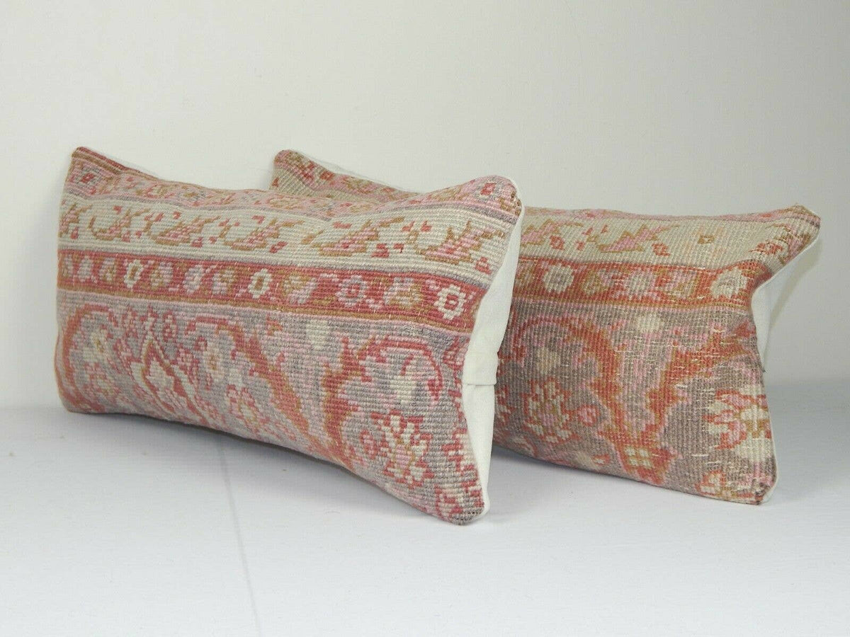 Halı Kırlent Kılıfı 2'li Set 30 x 60 cm