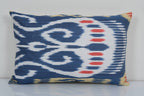 İpek Ikat Kadife Kırlent Kılıfı 30 x 45 cm