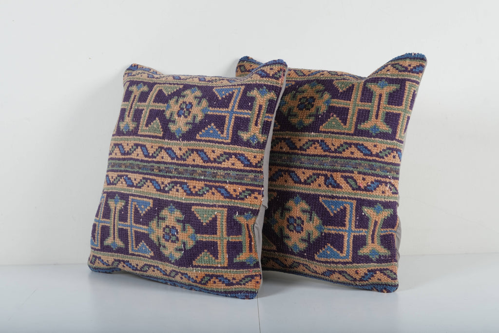 Halı Kırlent Kılıfı 2'li Set 50 x 50 cm