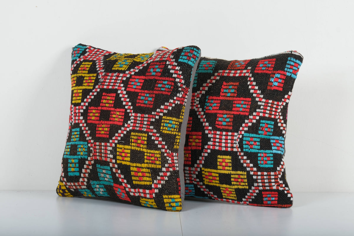 Kilim Kırlent Kılıfı 2'li Set 38 x 40 cm