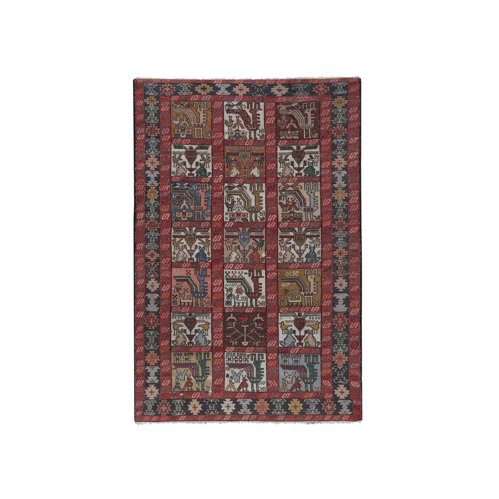 Vintage Türk Sumak Halı 120 x 185 cm