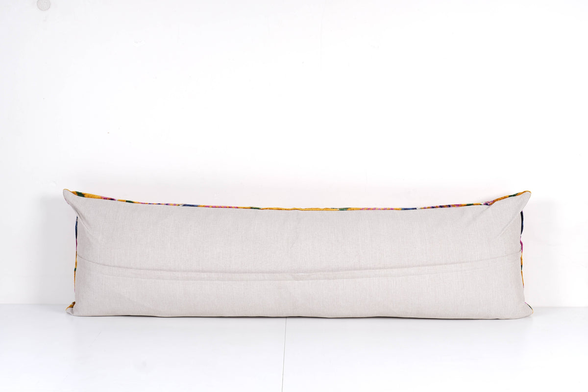 İpek Ikat Kadife Kırlent Kılıfı 40 x 127 cm