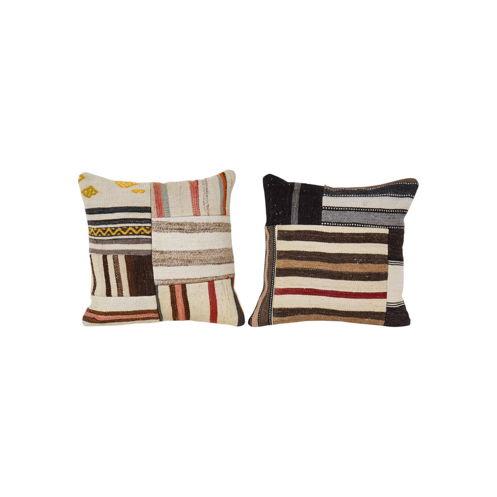 Patchwork Kırlent Kılıfı 2'li Set 50 x 50 cm