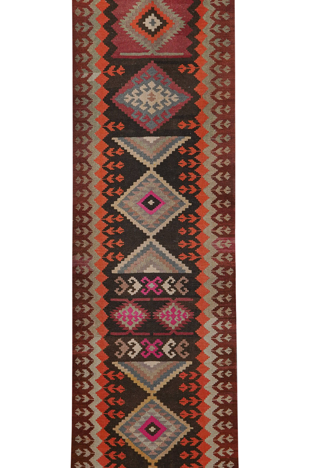 Vintage Kilim Yolluk 96 x 384 cm