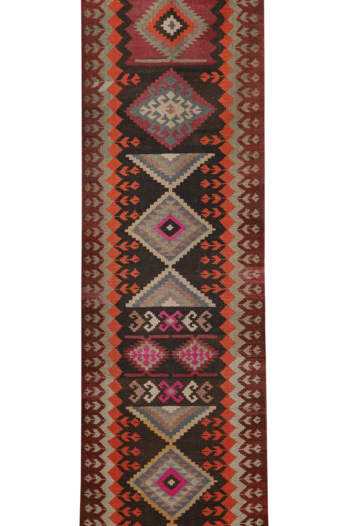 Vintage Kilim Yolluk 96 x 384 cm