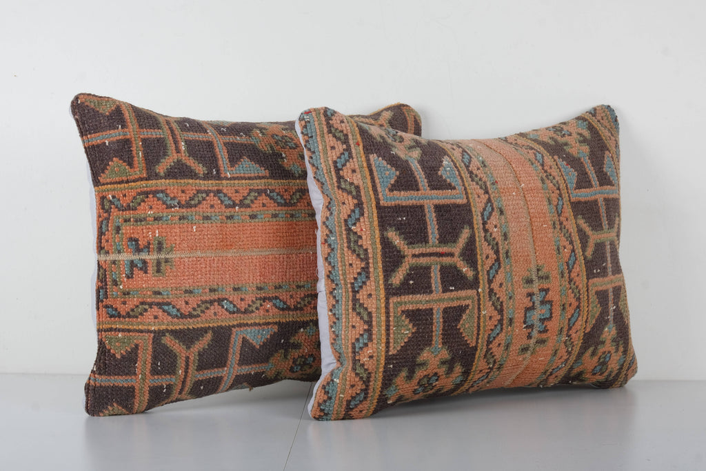 Halı Kırlent Kılıfı 2'li Set 45 x 60 cm