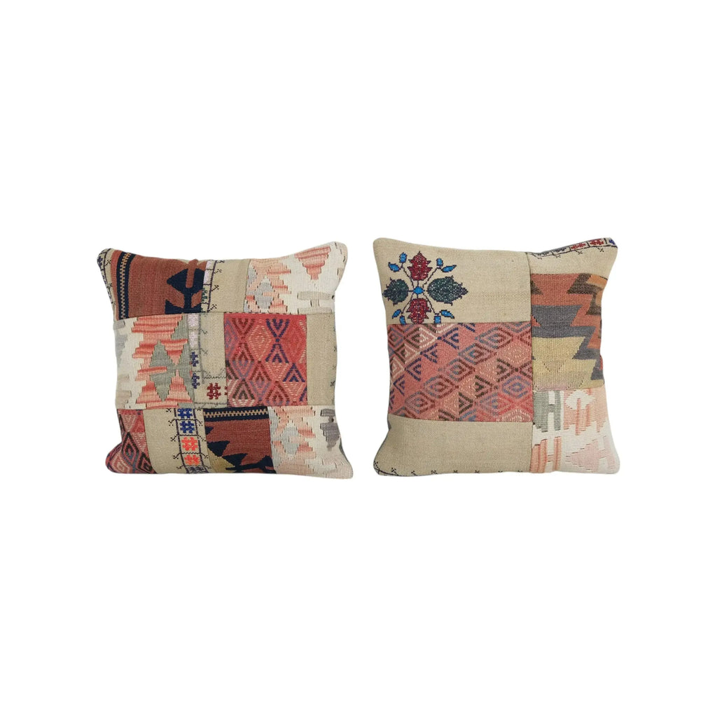 Halı Kırlent Kılıfı 2'li Set 50 x 50 cm