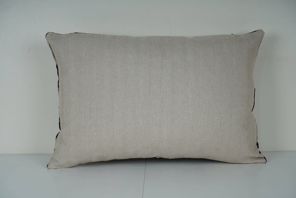 İpek Ikat Kadife Kırlent Kılıfı 40 x 60 cm