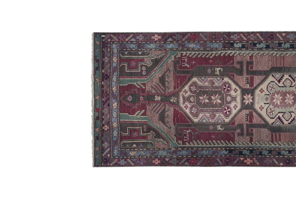 Vintage Kafkas Halı Yolluk 118 x 322 cm