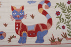 At Desenli Suzani Duvar Örtüsü 50 x 148 cm