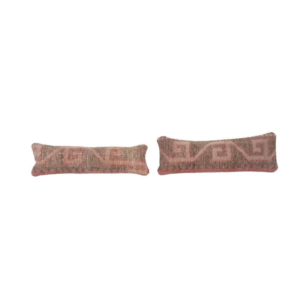 Halı Kırlent Kılıfı 2'li Set 16 x 60 cm