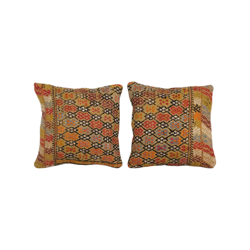 Kilim Kırlent Kılıfı 2'li Set 40 x 40 cm