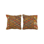 Kilim Kırlent Kılıfı 2'li Set 40 x 40 cm