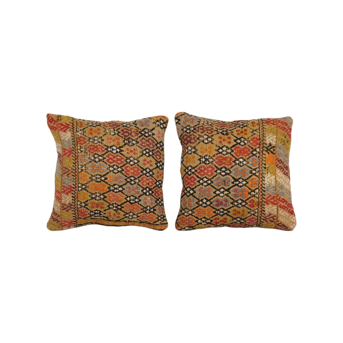 Kilim Kırlent Kılıfı 2'li Set 40 x 40 cm