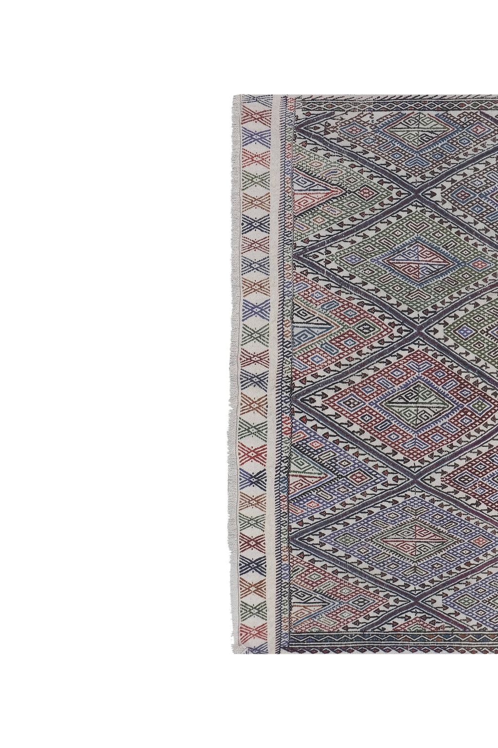 Vintage Türk Cicim Halı 151 x 195 cm