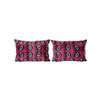 İpek Ikat Kadife Kırlent Kılıfı 2'li Set 40 x 60 cm