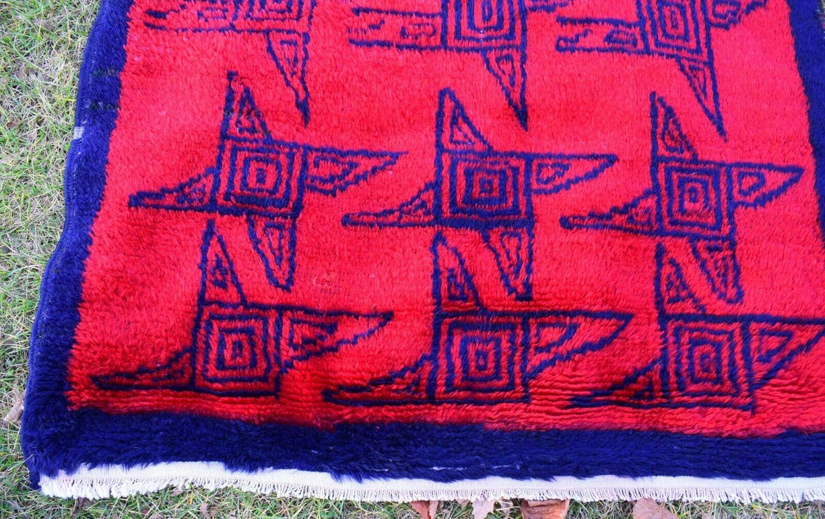 Vintage Türk Tulu Halı 114 x 182 cm