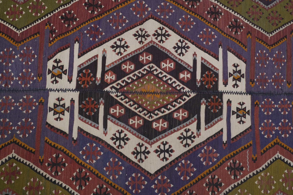 Vintage Anadolu Kilim 150 x 363 cm