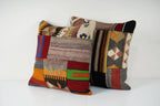 Patchwork Kırlent Kılıfı 2'li Set 50 x 50 cm