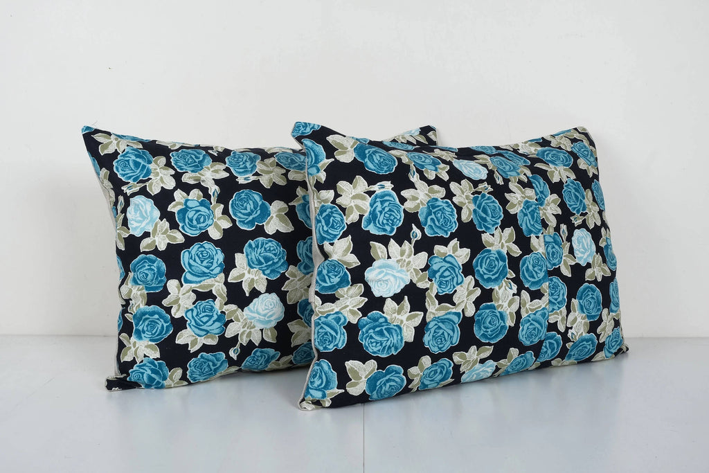 Özbek Baskılı Kırlent Kılıfı 2'li Set 40 x 60 cm